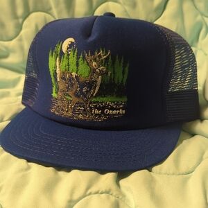 Blue Retro Ozarks Trucker Hat